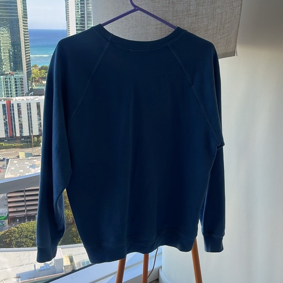 SIXTHREESEVEN Raglan Crewneck in Lake Size XS - Picture 6 of 6